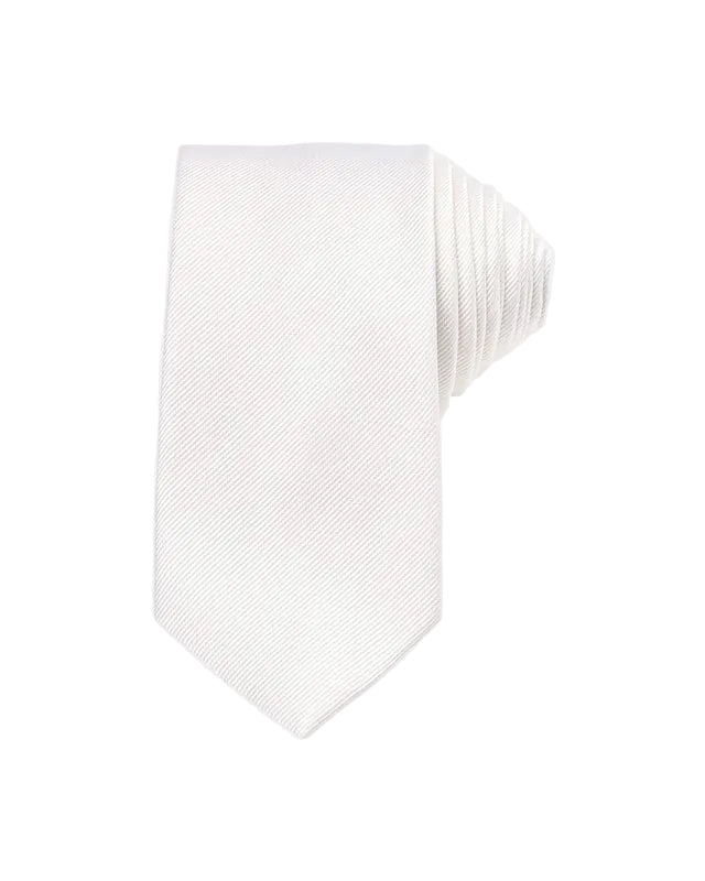Slips silke 7cm - White