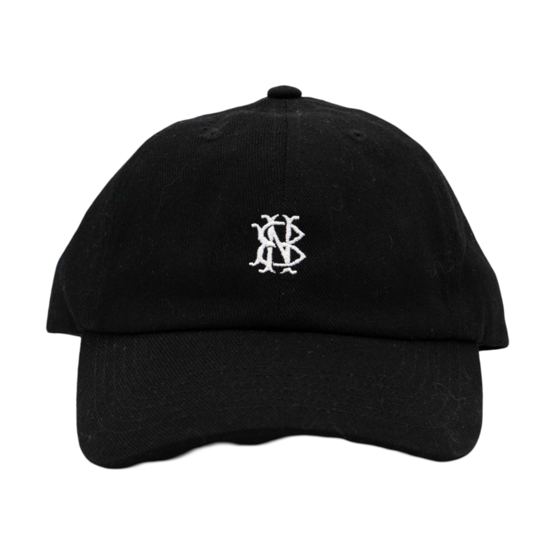 Monogram Baseball Cap - Black