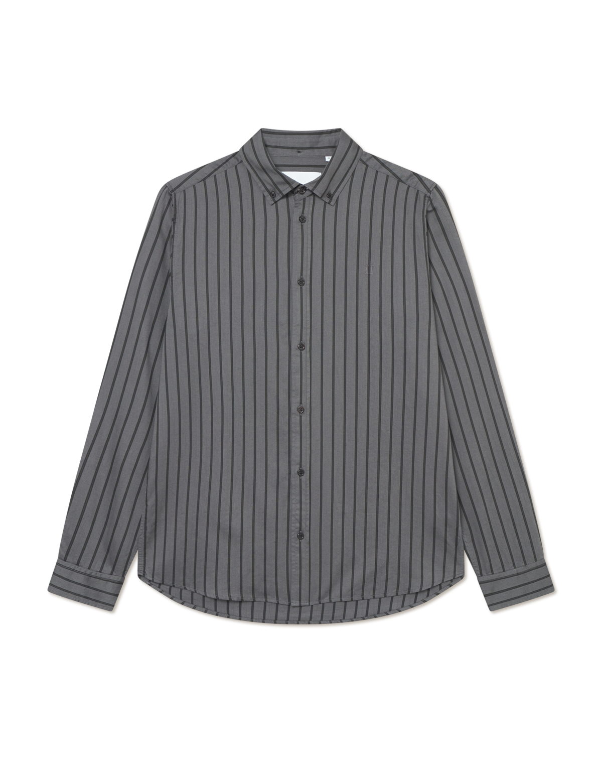 Konrad Herringbone Shirt - Gargoyle
