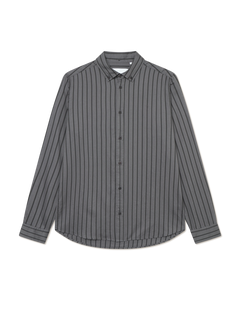 Konrad Herringbone Shirt - Gargoyle