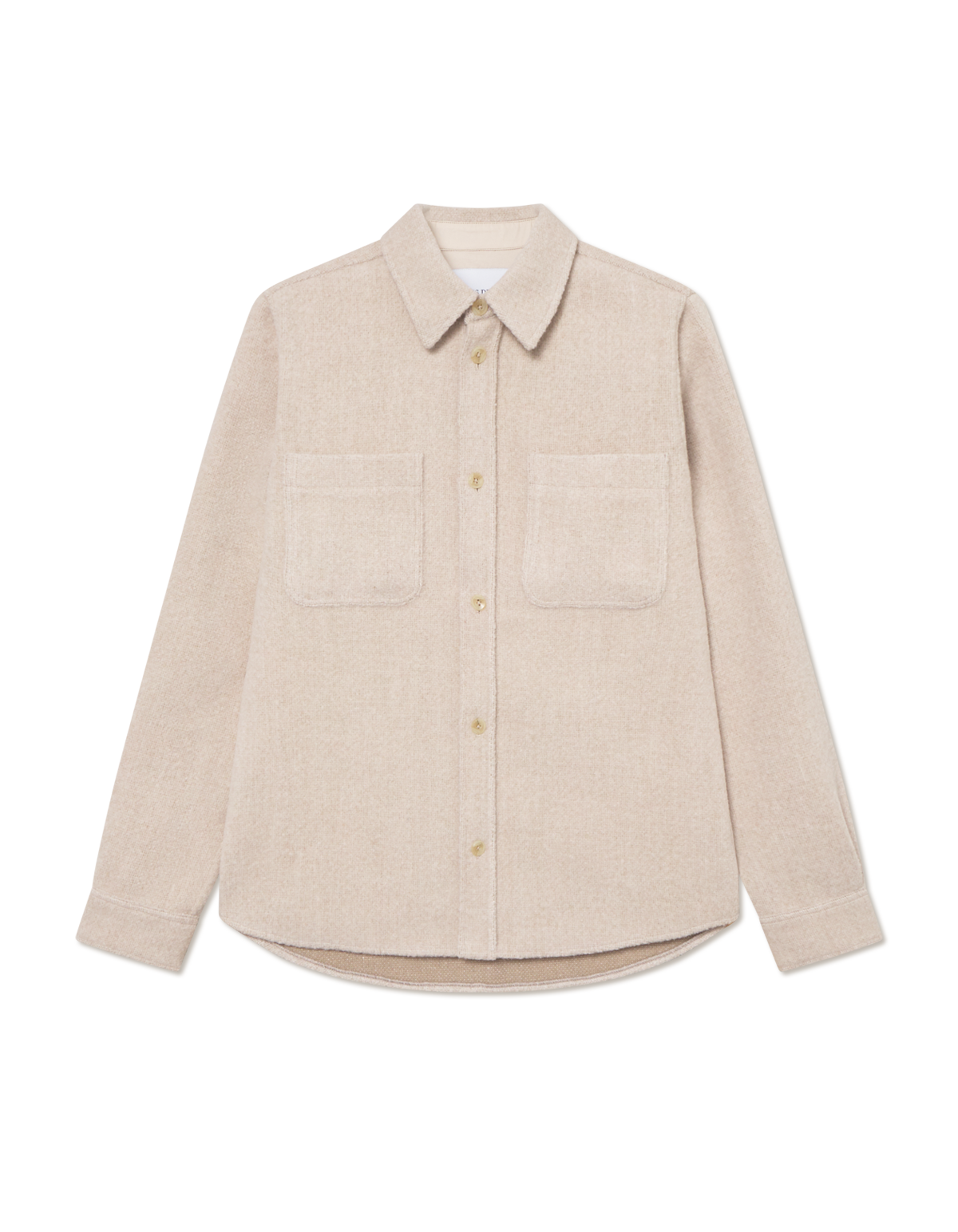 Lennon Bouclé Overshirt - Ivory