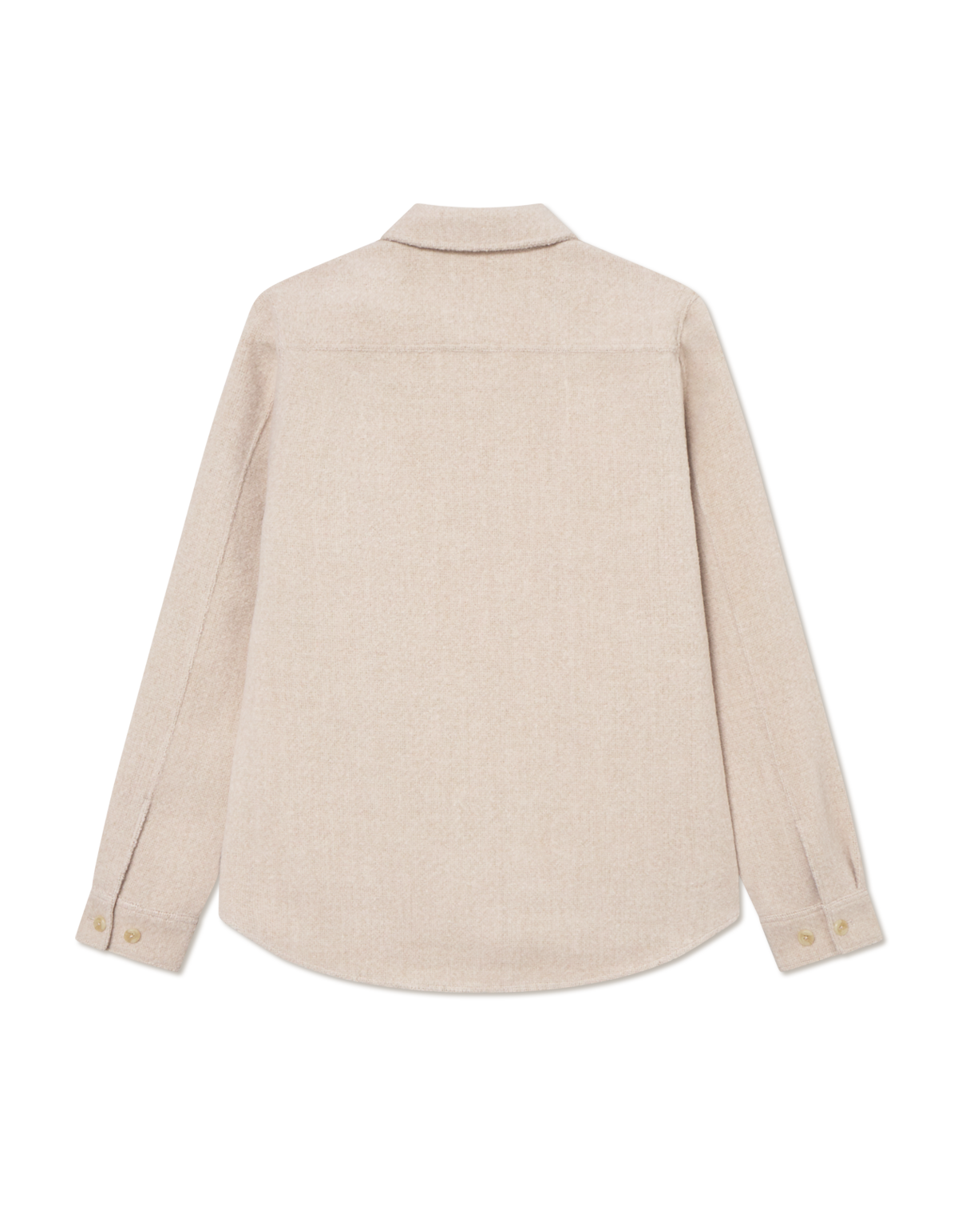Lennon Bouclé Overshirt - Ivory