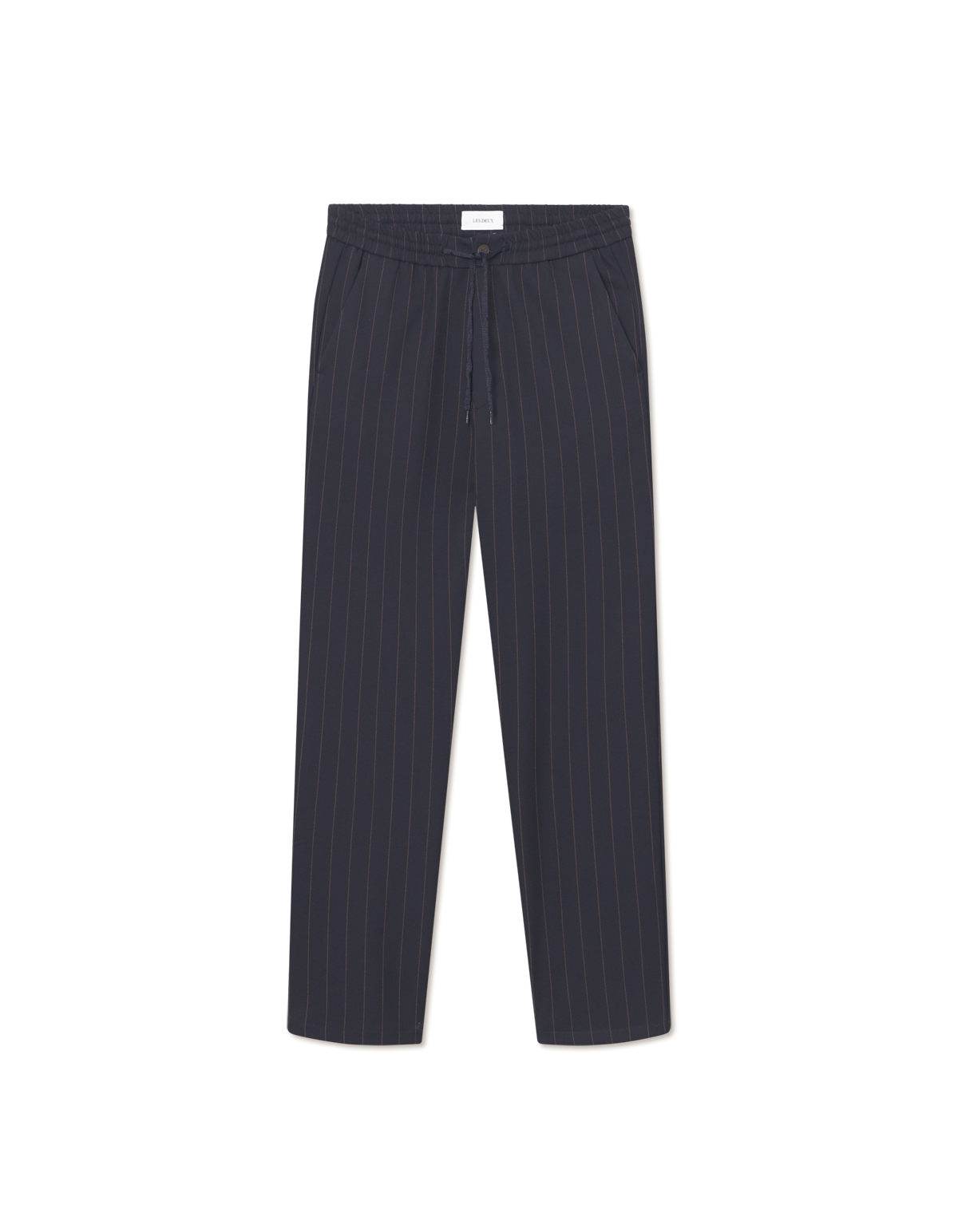 Como Tapered Pinstripe Pants - Dark Navy