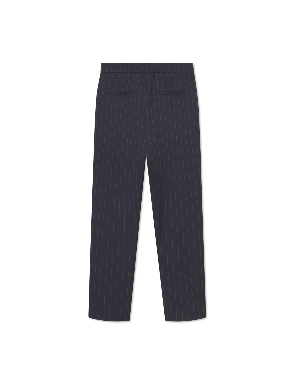 Como Tapered Pinstripe Pants - Dark Navy