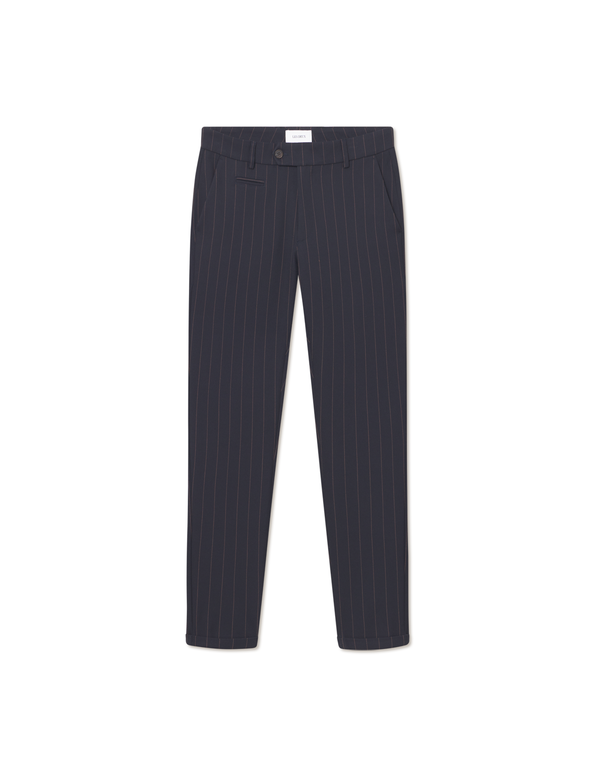 Como Pinstripe Suit Pants - Dark Navy