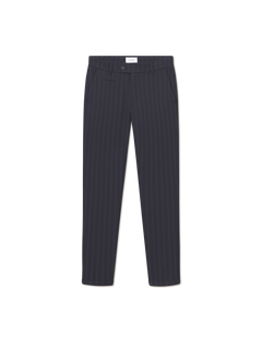 Como Pinstripe Suit Pants - Dark Navy