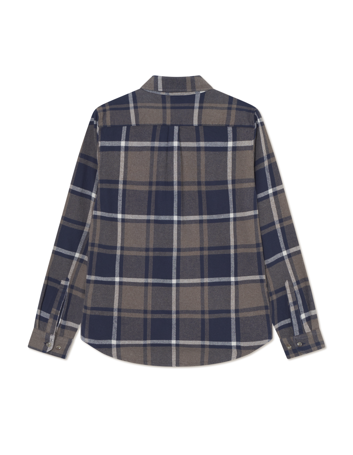 Jeremy Check Flannel Shirt - Dark Navy