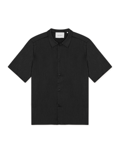 Hector Plissé Short-sleeve Shirt - Black