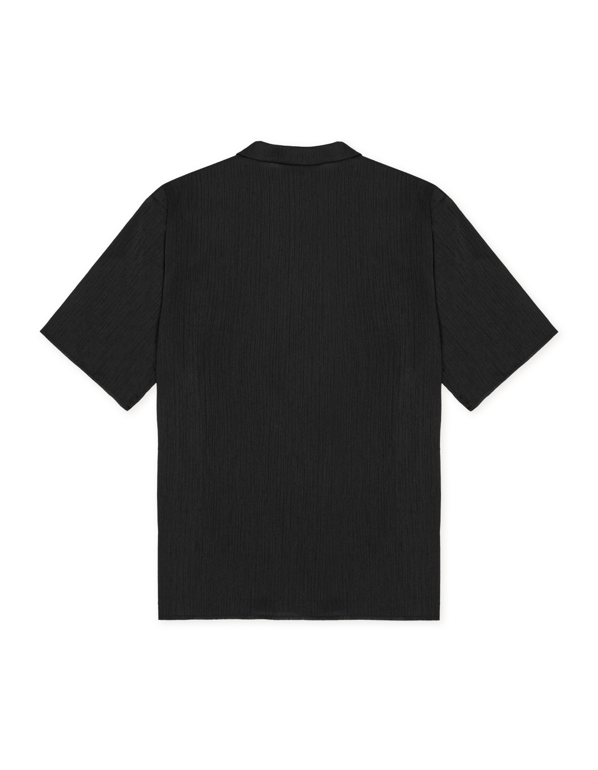 Hector Plissé Short-sleeve Shirt - Black