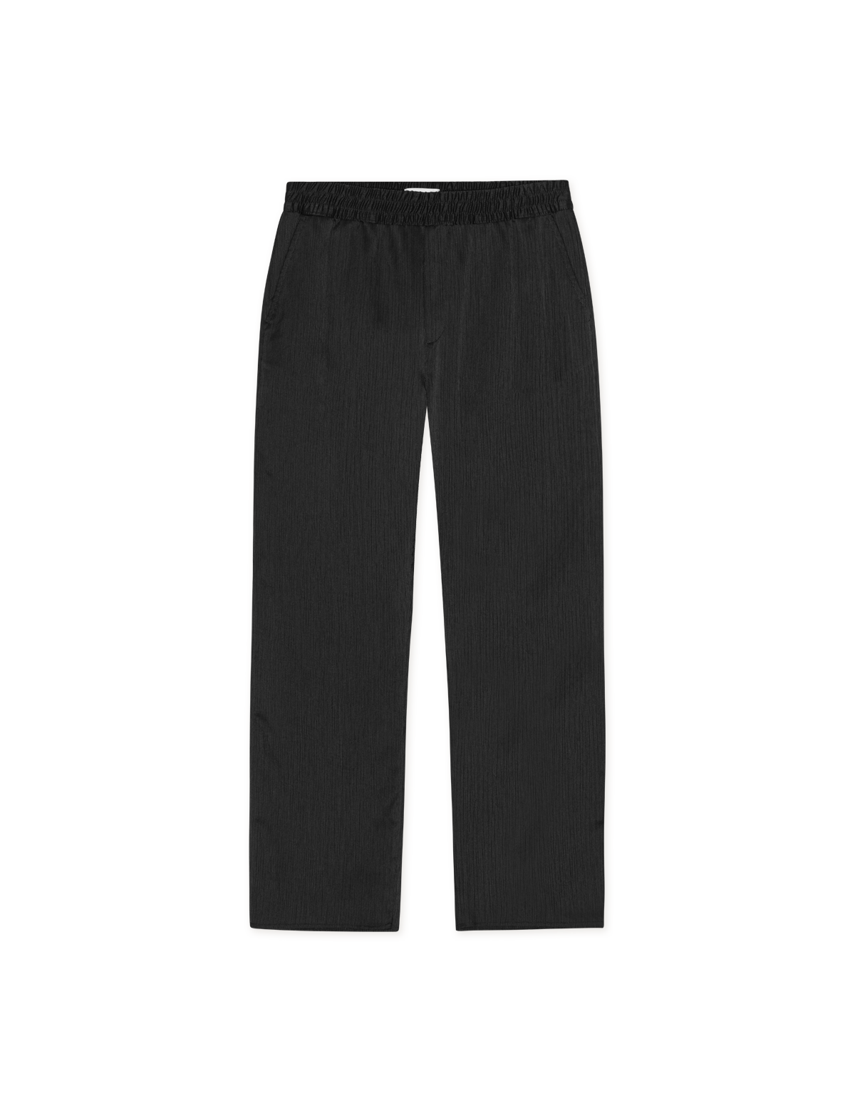 Houston Plissé Pants - Black