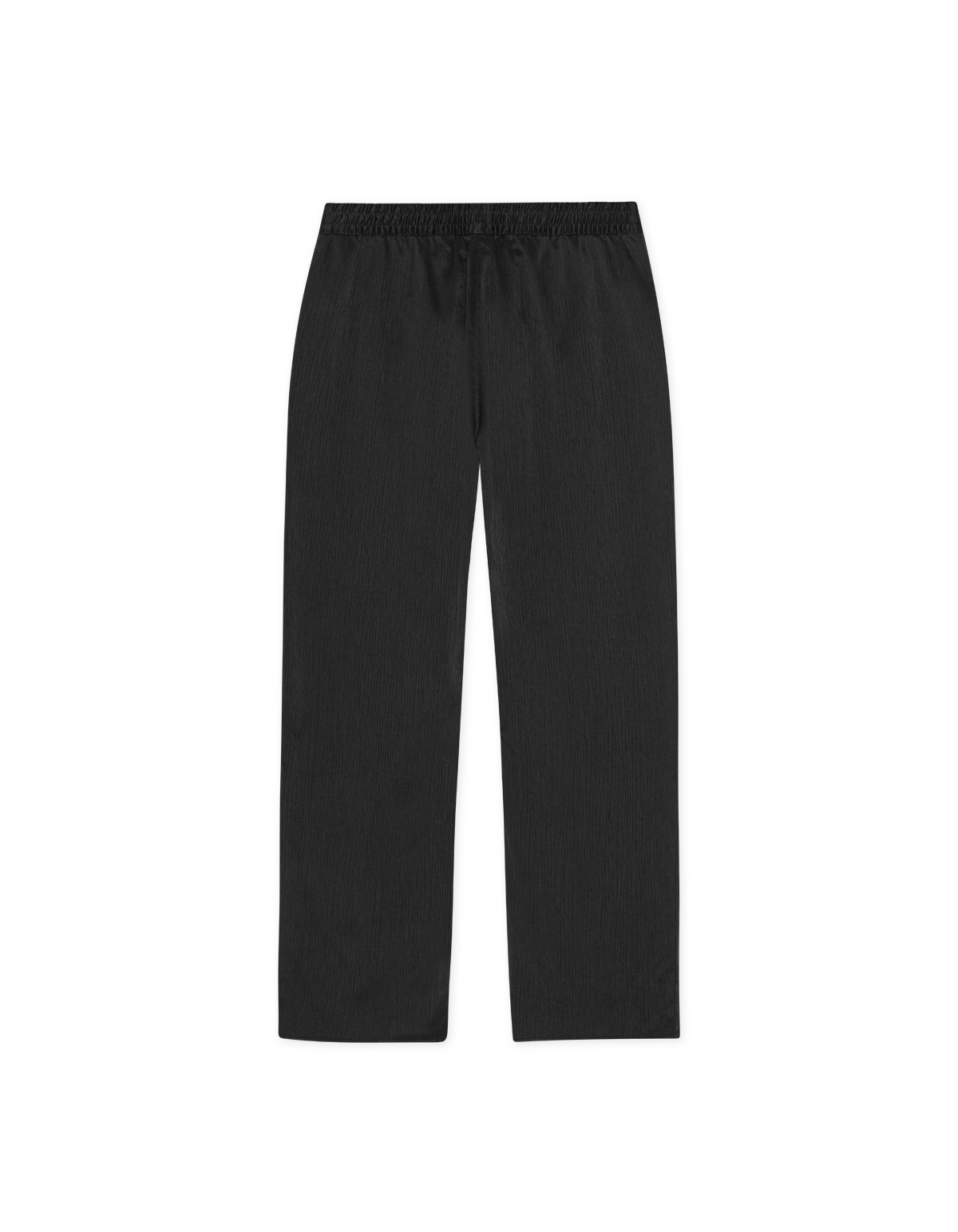 Houston Plissé Pants - Black