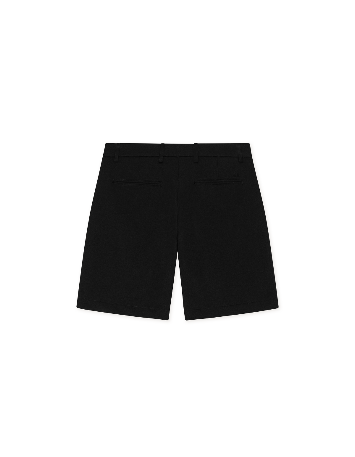 Como Regular Solid Shorts - Black