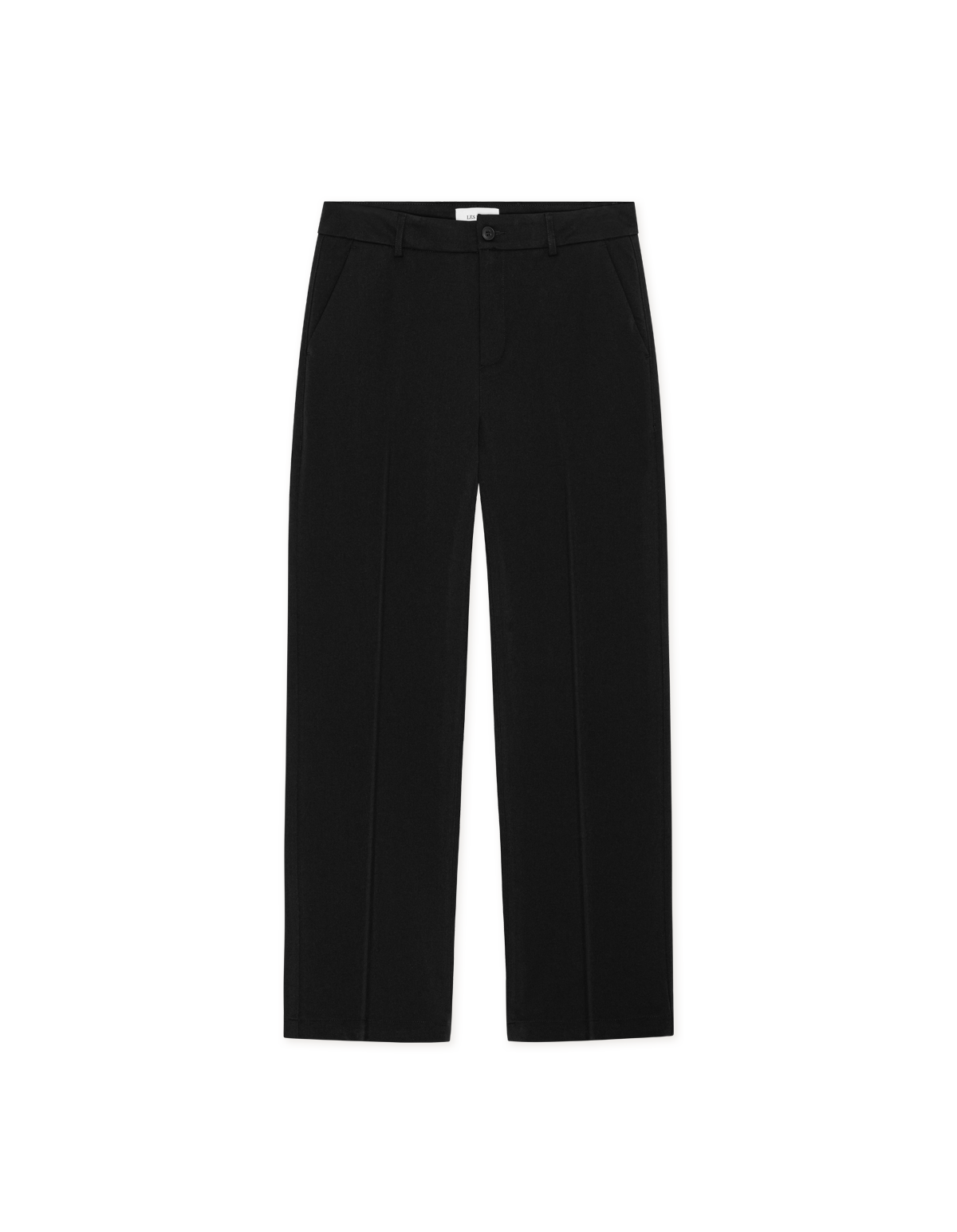 Como Solid Slack Pants - Black