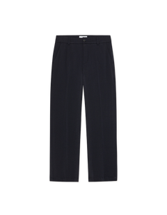 Como Solid Slack Pants - Dark Navy Blue