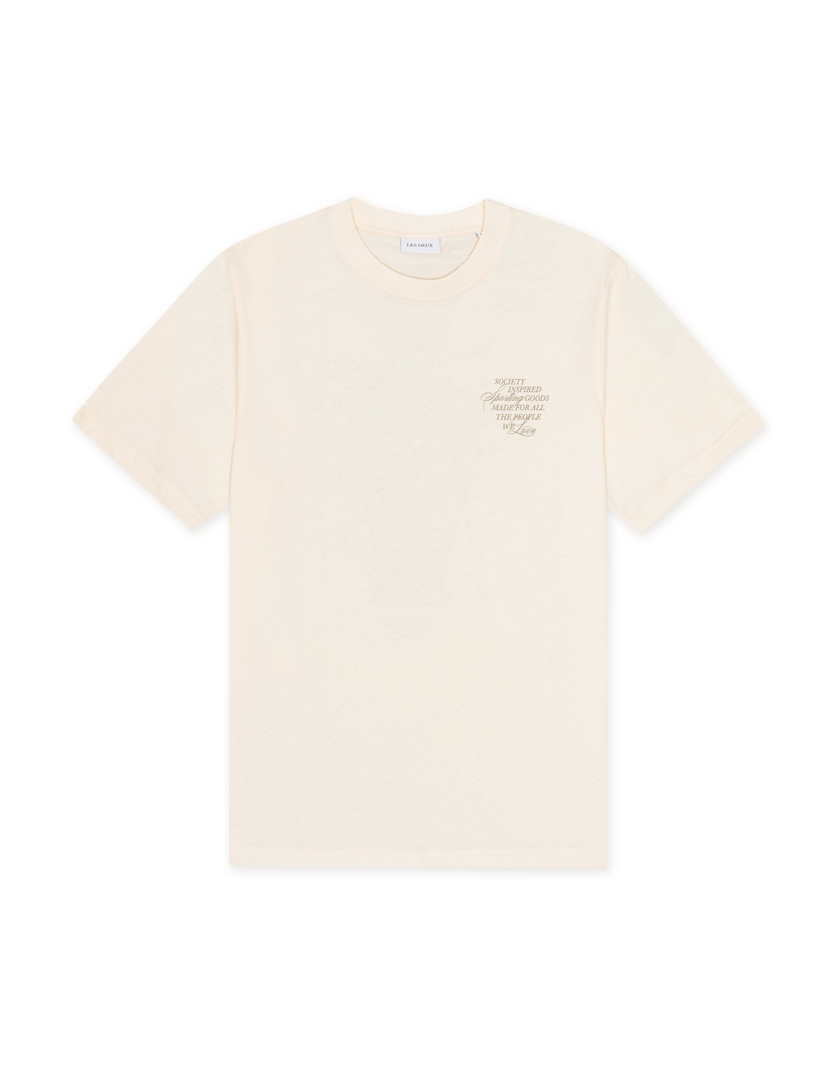 Ben Faience T-Shirt - Eggnog White