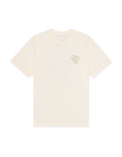Ben Faience T-Shirt - Eggnog White