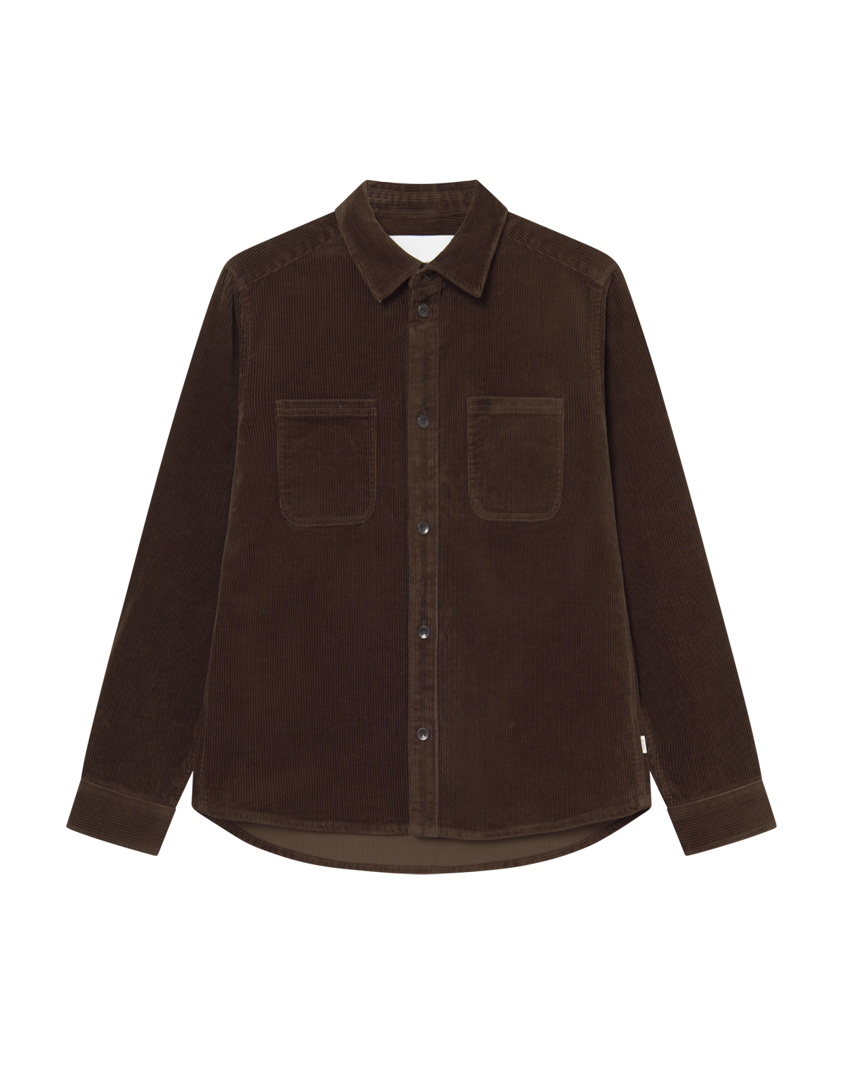 Kody Corduroy Overshirt - Slate Brown