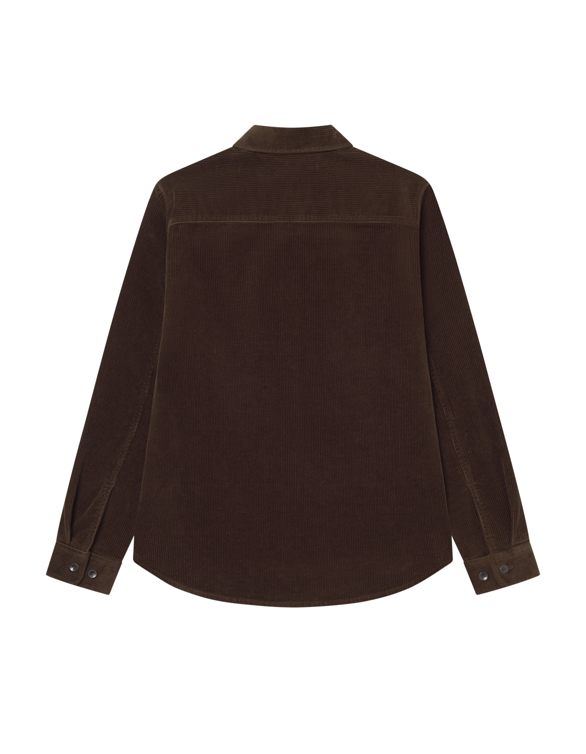 Kody Corduroy Overshirt - Slate Brown