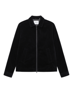 Marchall Corduroy Coach Jacket - Black