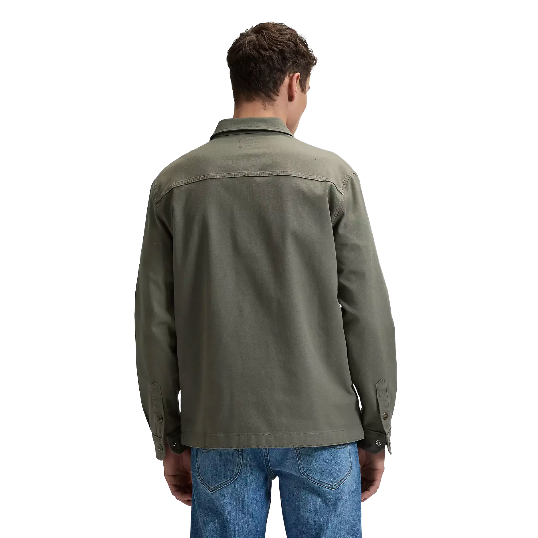 2 Pocket Overshirt - Lichen Olive