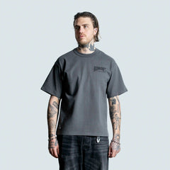 BWA Collab Tee Type 3L - Anthracite Trough the lines