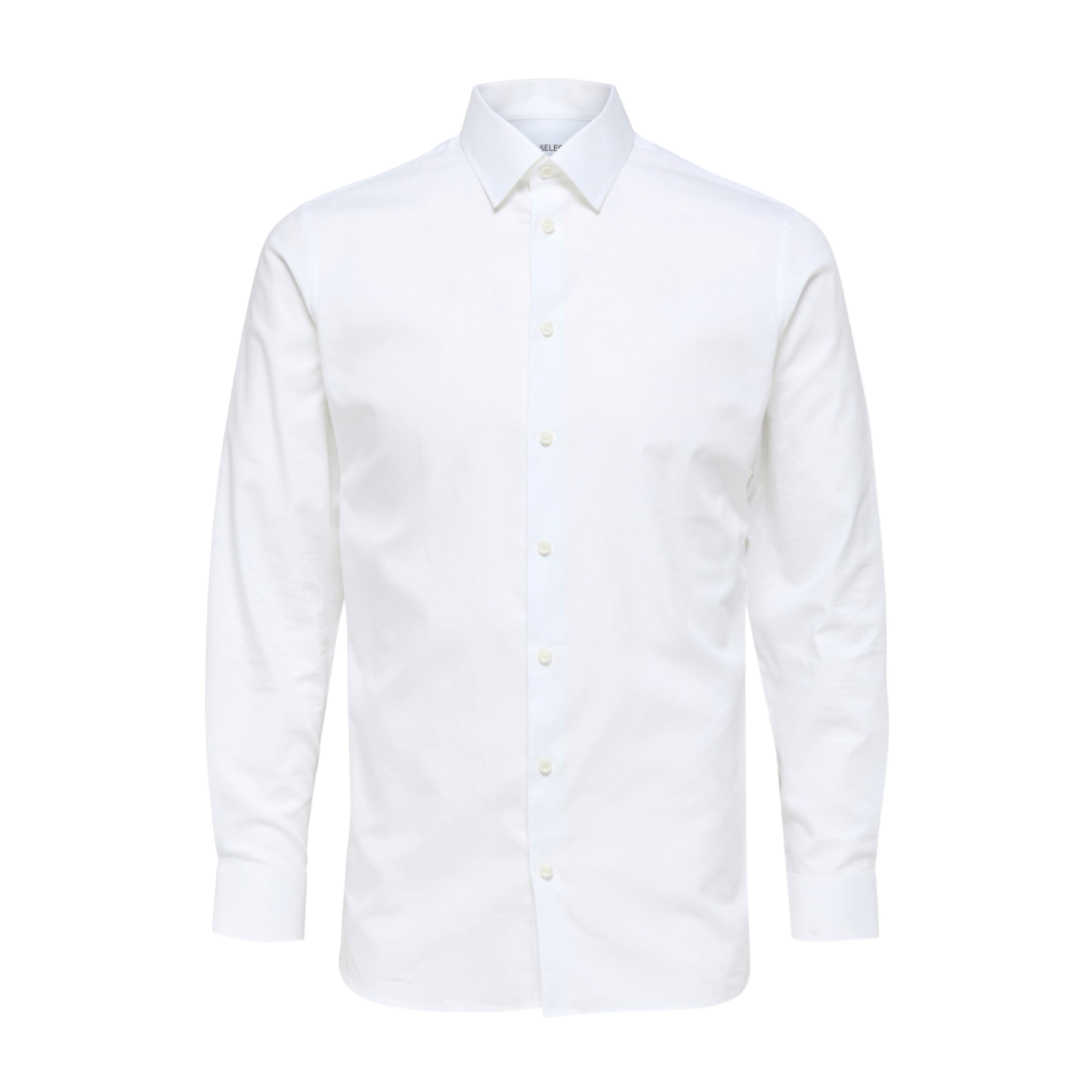 Slim Ethan Long-sleeve Shirt - Bright White
