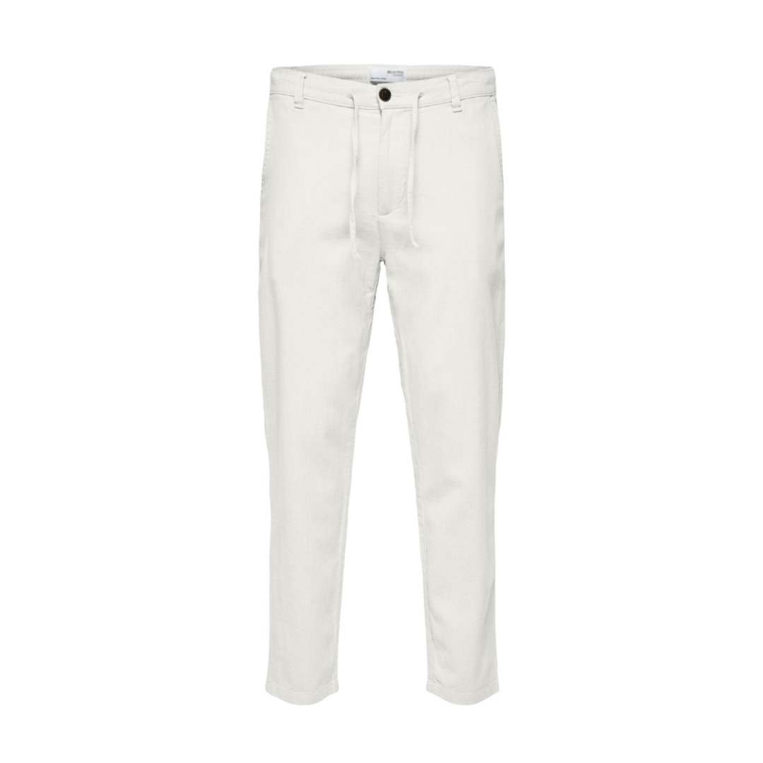 Slimtape Brody 172 Linen pant - Cloud Dancer