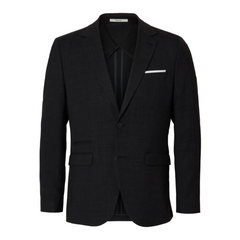 Slim Oasis Linen Blazer - Black