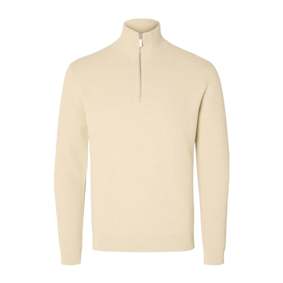 Dane Structure Zip - Oatmeal