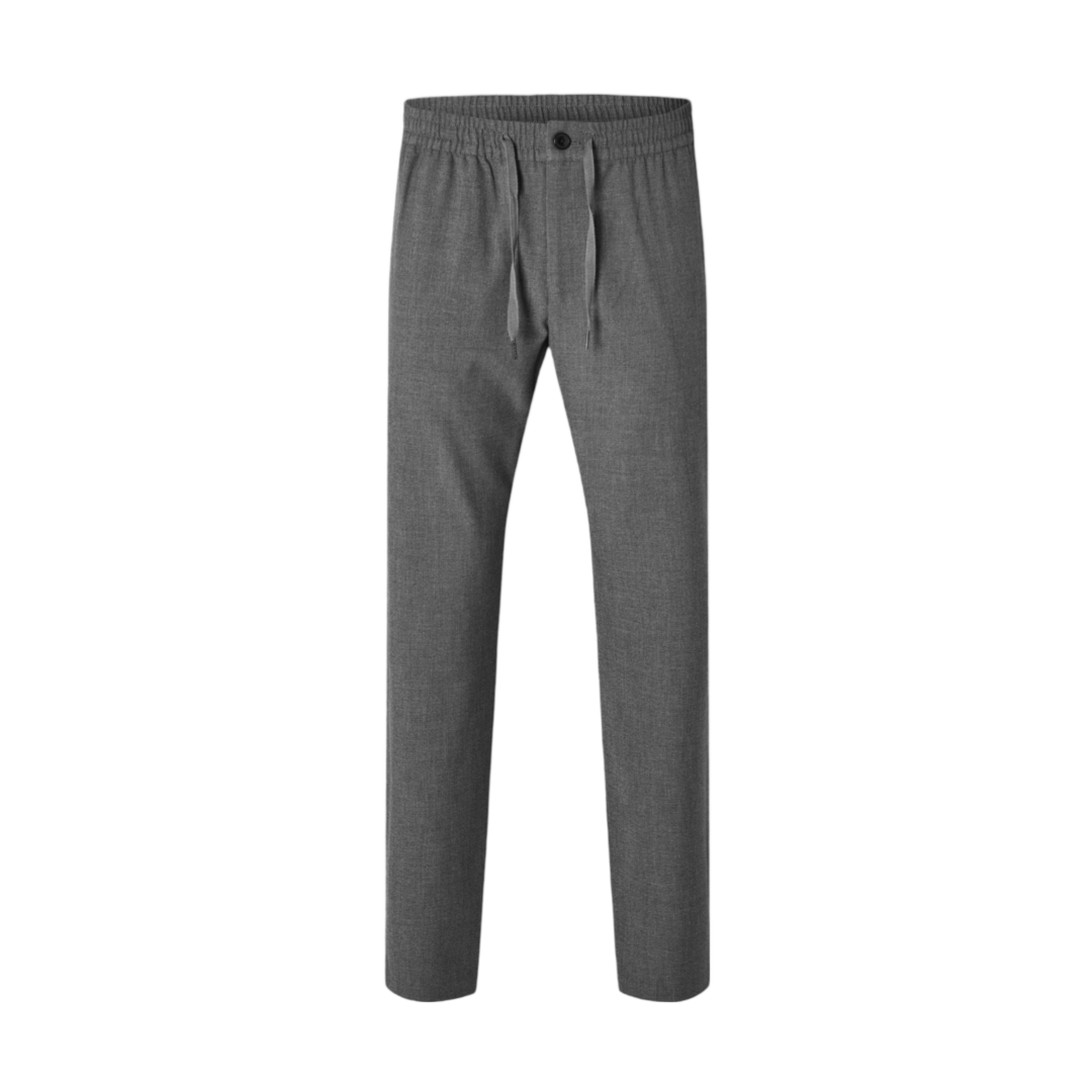 196 Straight Robert String Flex Pant - Grey Melange