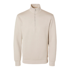 Emanuel Soft Zip High Neck Sweat - Pure Cashmere