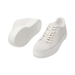 David Chunky Suede Sneaker - White