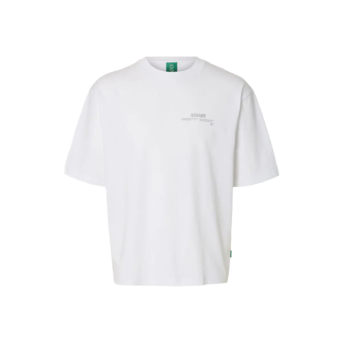 Okholm Logo Short-sleeve O-Neck Tee - Brilliant White