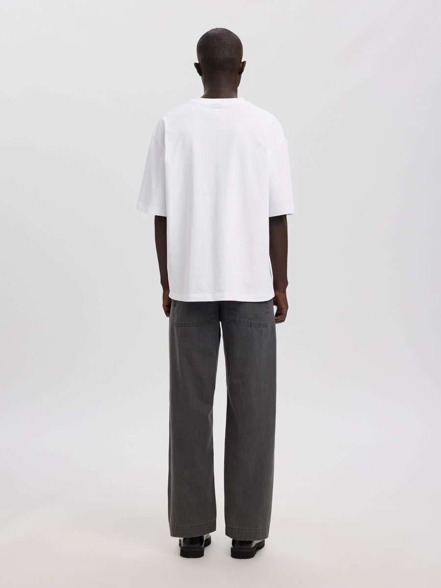 Okholm Logo Short-sleeve O-Neck Tee - Brilliant White