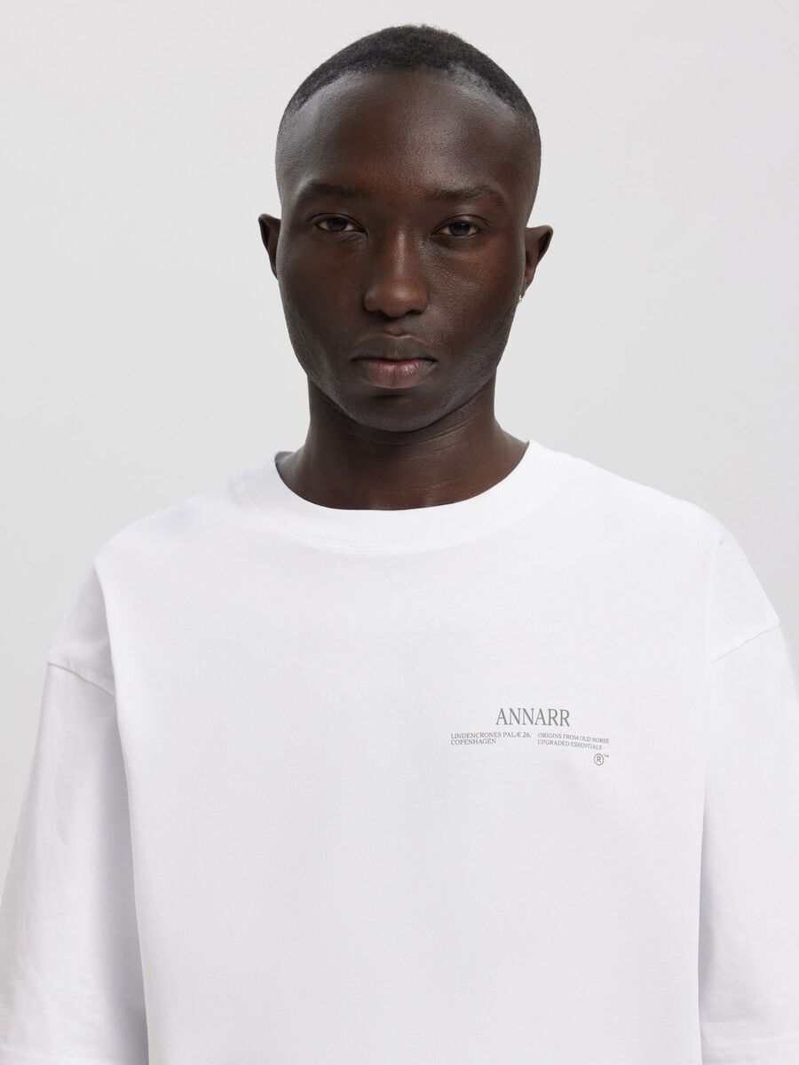 Okholm Logo Short-sleeve O-Neck Tee - Brilliant White