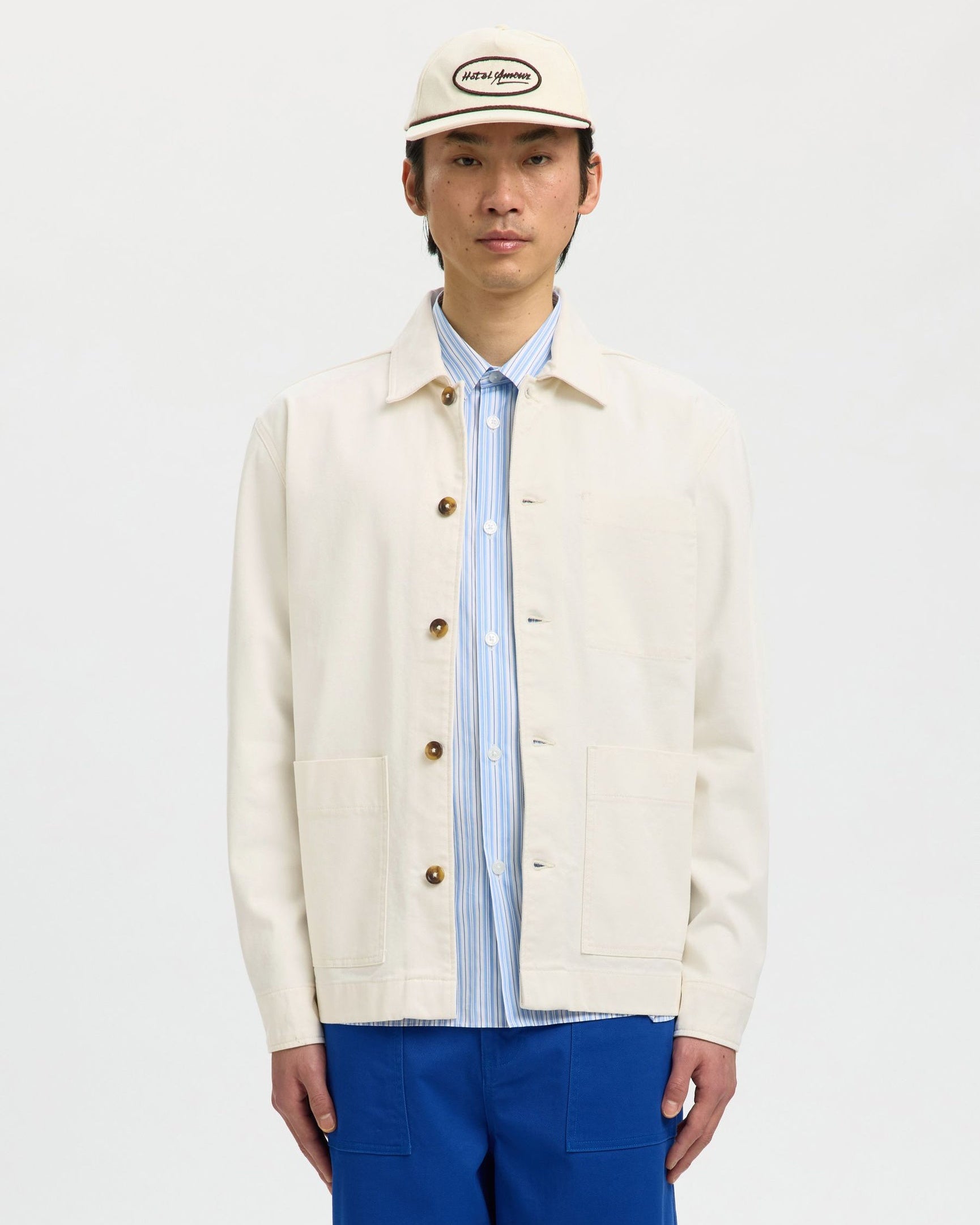 Regular Hotel Amour Overshirt - Egret