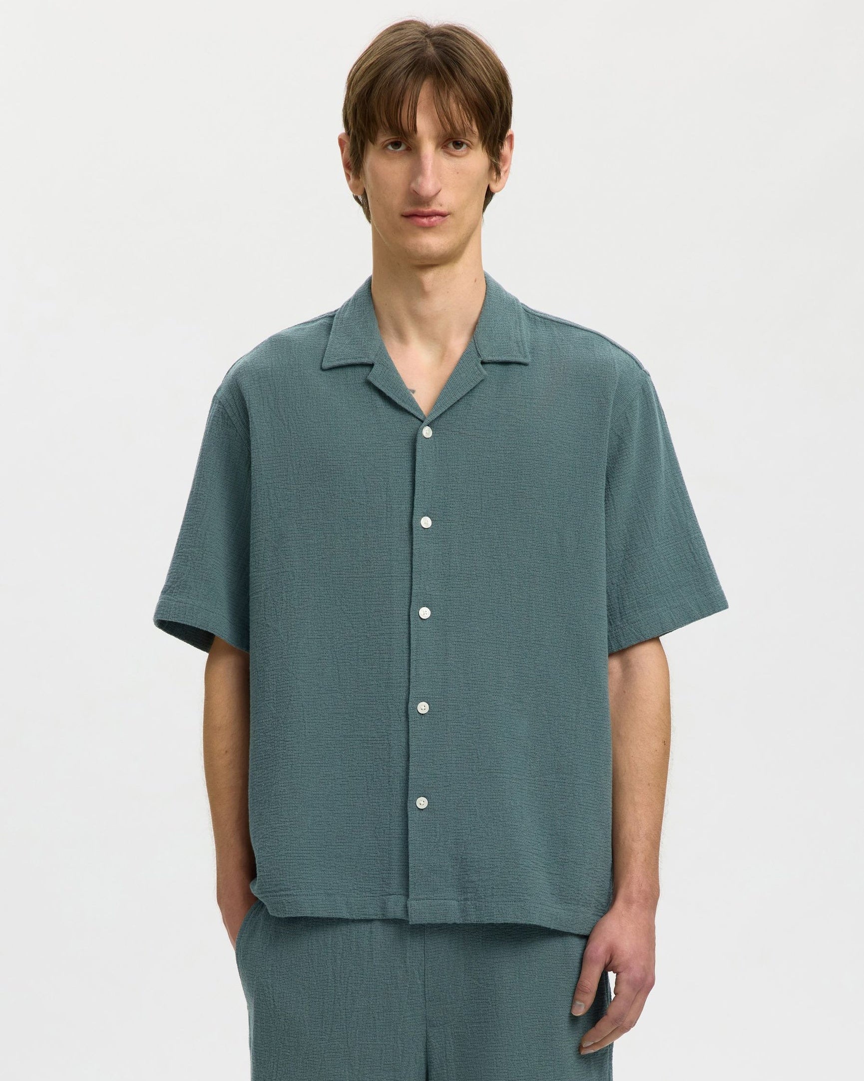 Relax Cal Short-sleeve Shirt Resort - Balsam Green