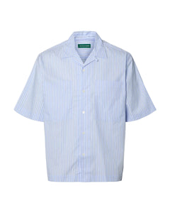 Rex Stripes Short-sleeve Shirt - Cashmere Blue Stripes