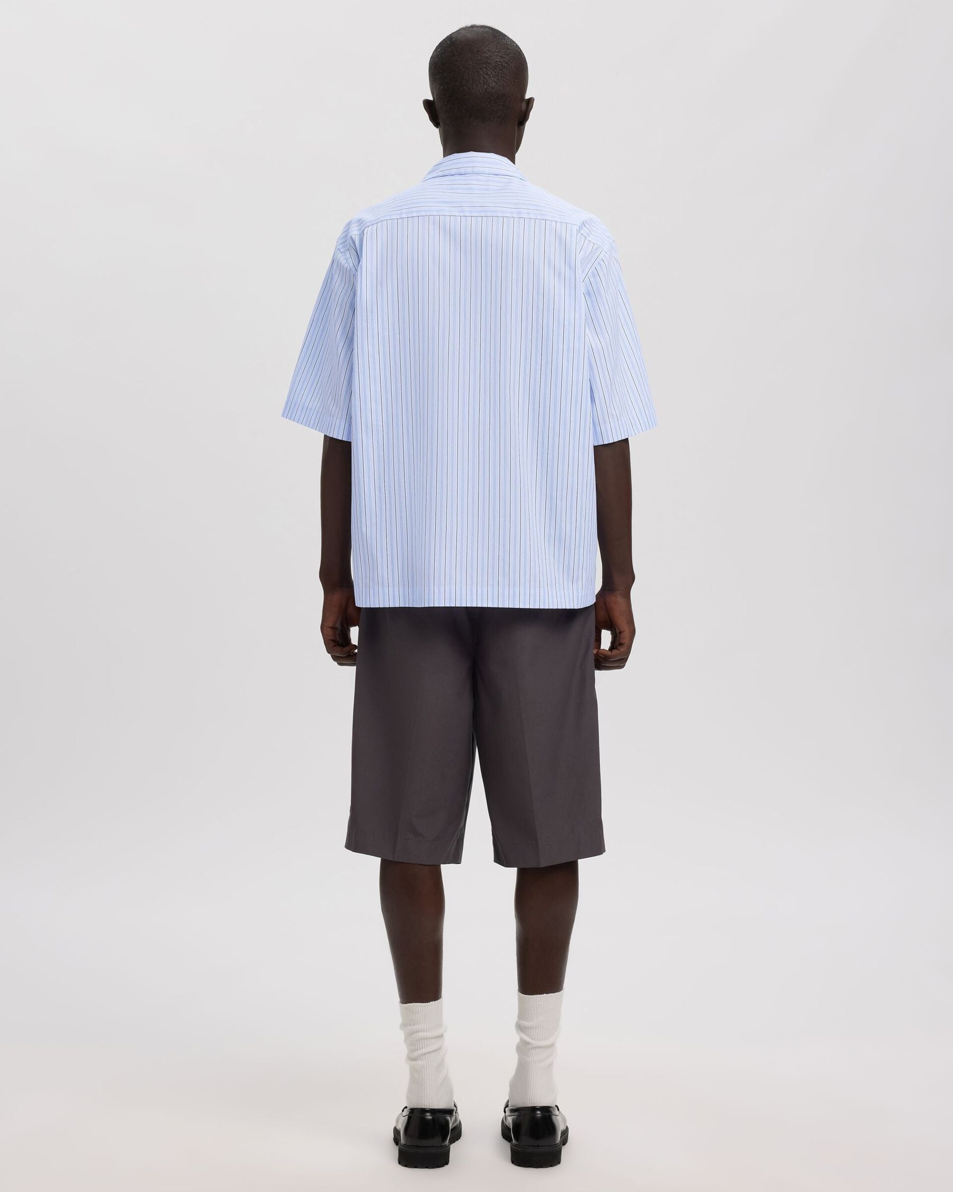 Rex Stripes Short-sleeve Shirt - Cashmere Blue Stripes