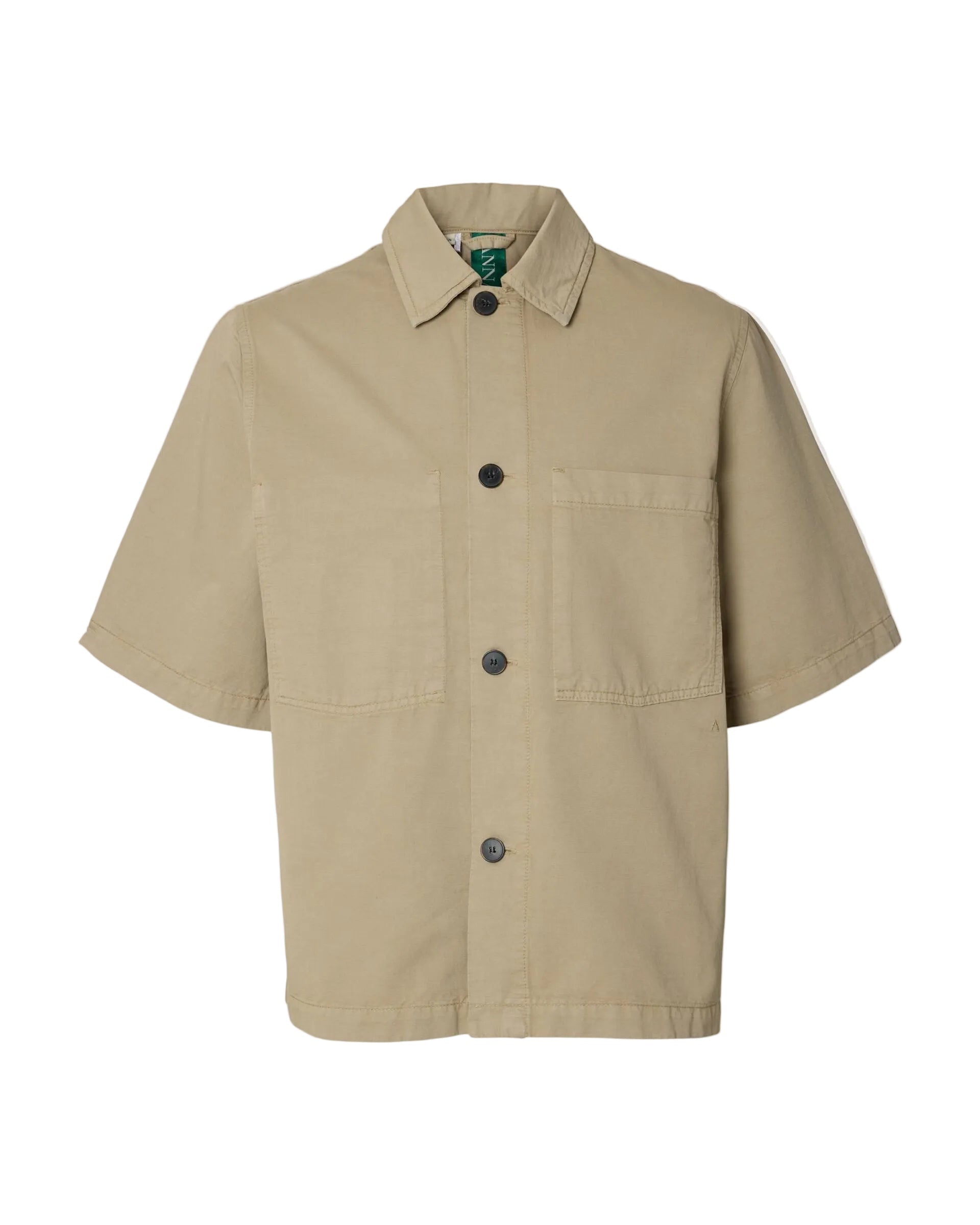 Ebbe Short-sleeve Overshirt - Weathered Teak
