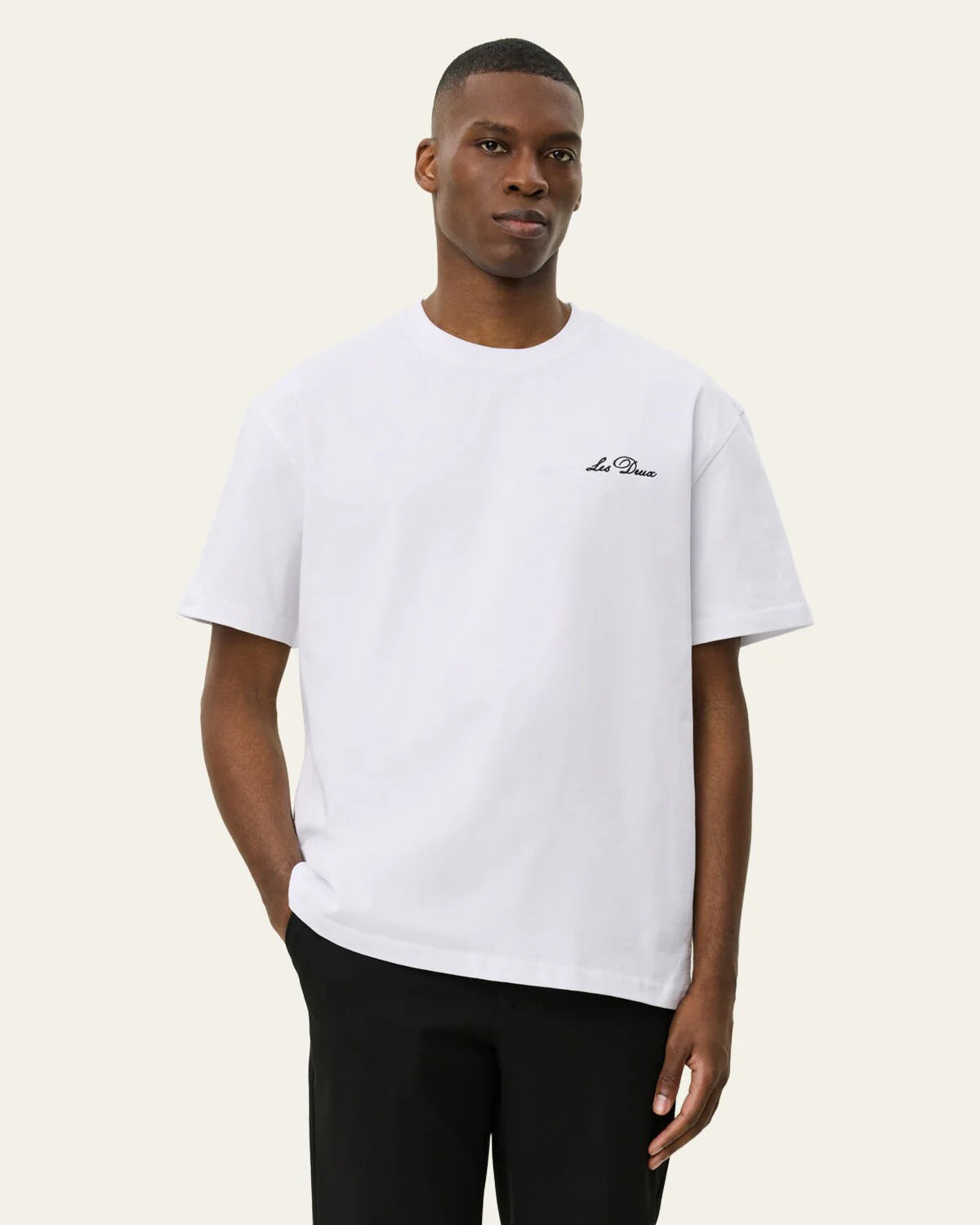 Crew T-Shirt - White/Black