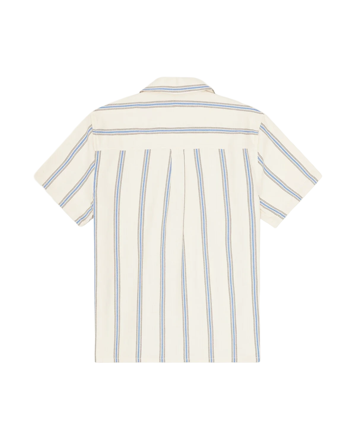 Lawson Stripe Short-sleeve Shirt - Eggnog White