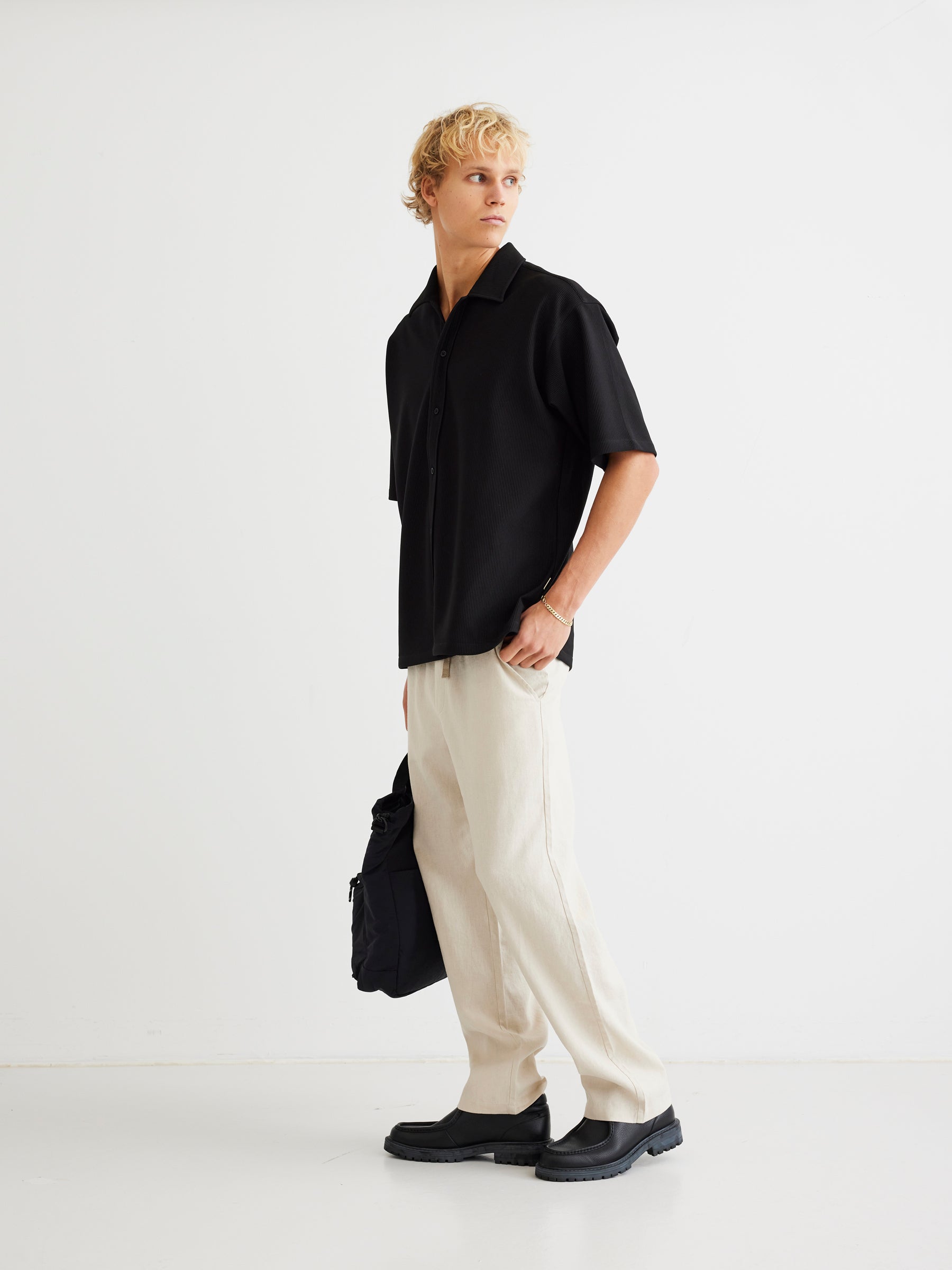 Eik Linen Pant - Sand