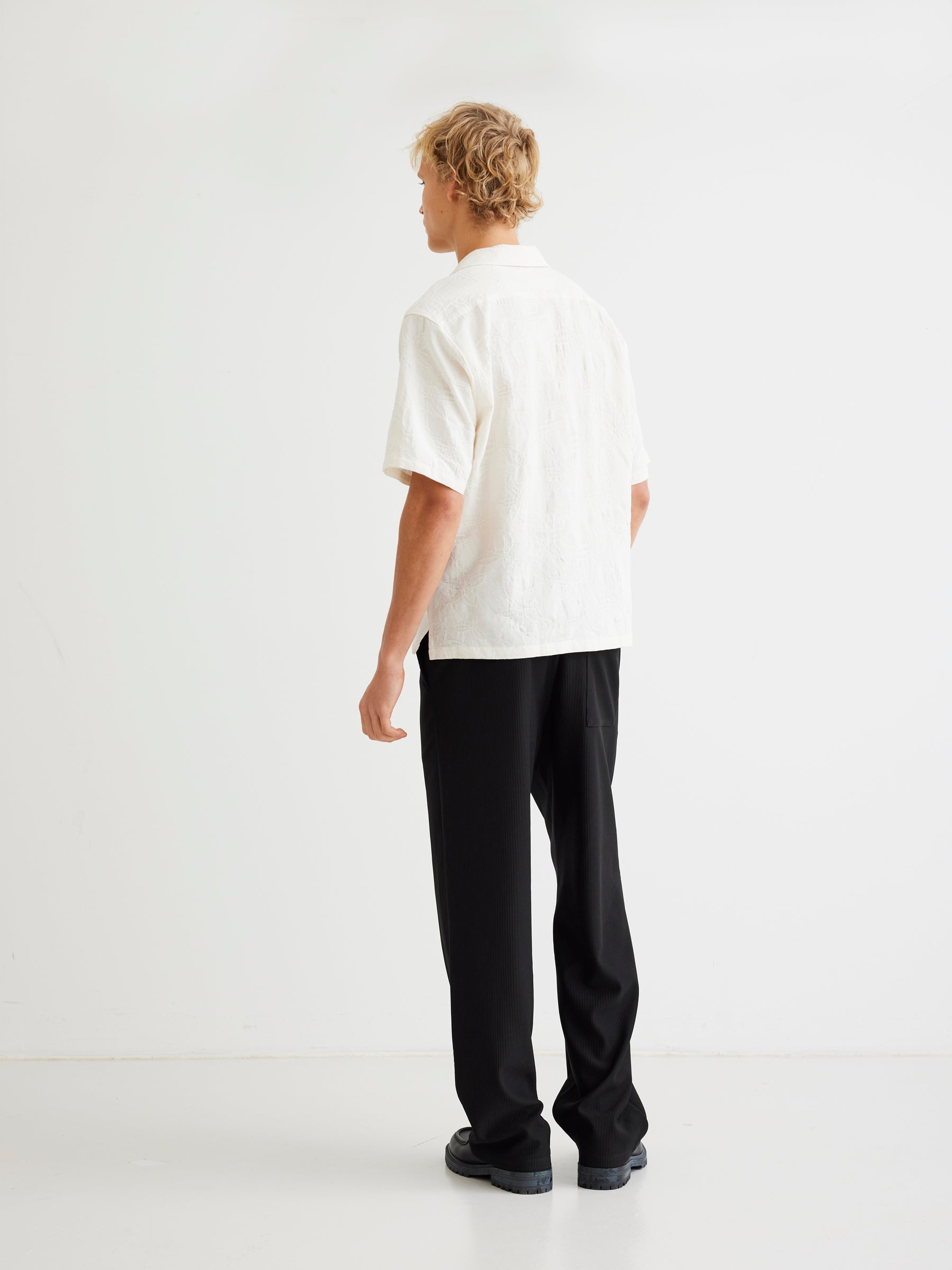 Ivo Plisse Pant - Black