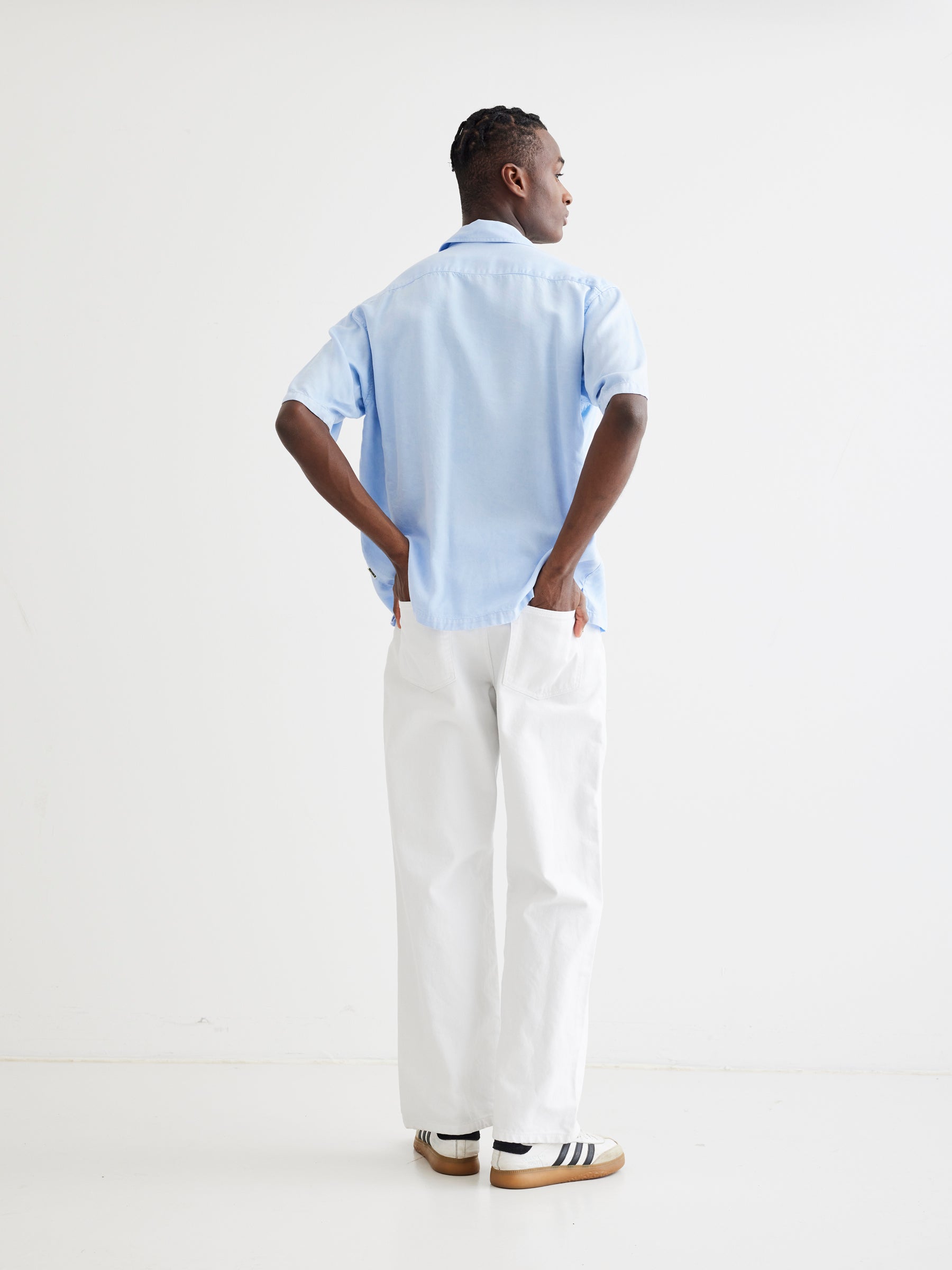 Banks Tencel Shirt - Light Blue