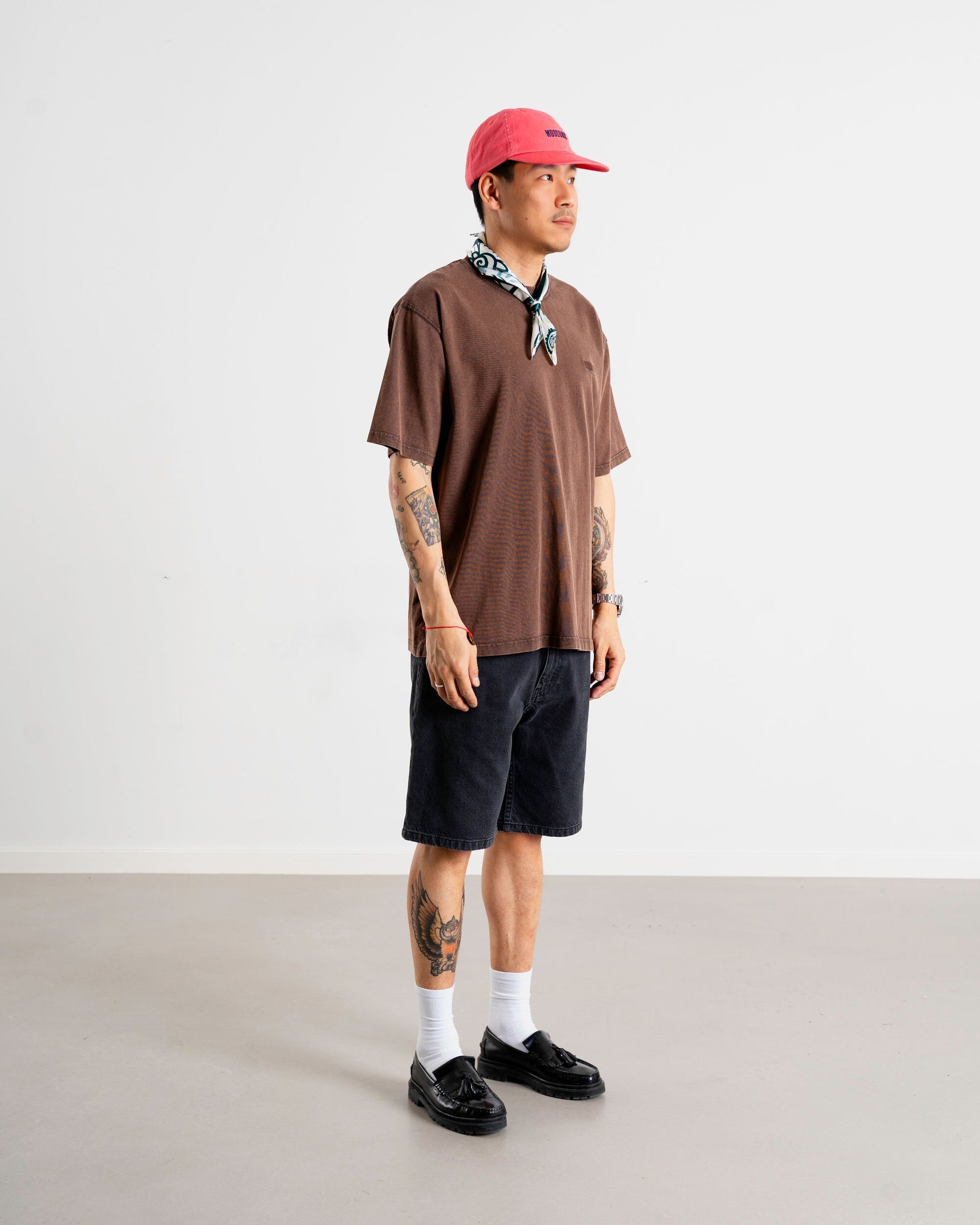 Baine Washed Tee - Brown