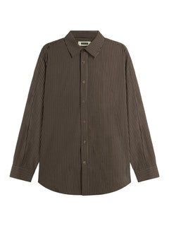 Jong Stripe shirt - Brown