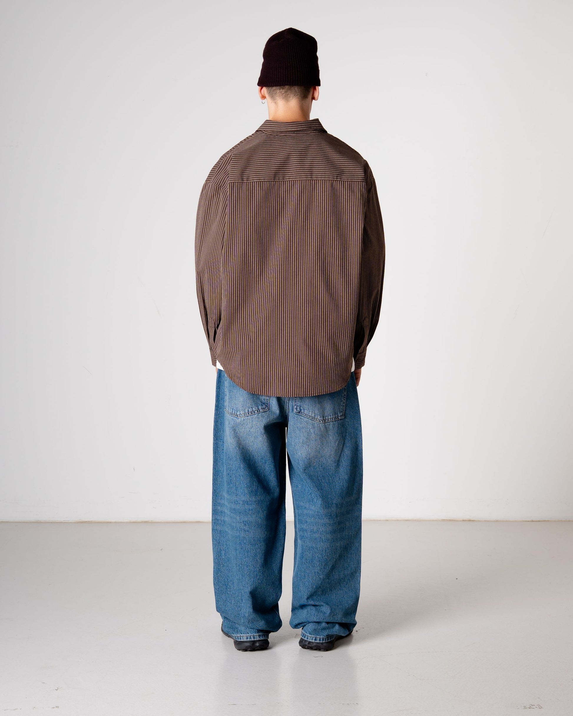 Jong Stripe shirt - Brown