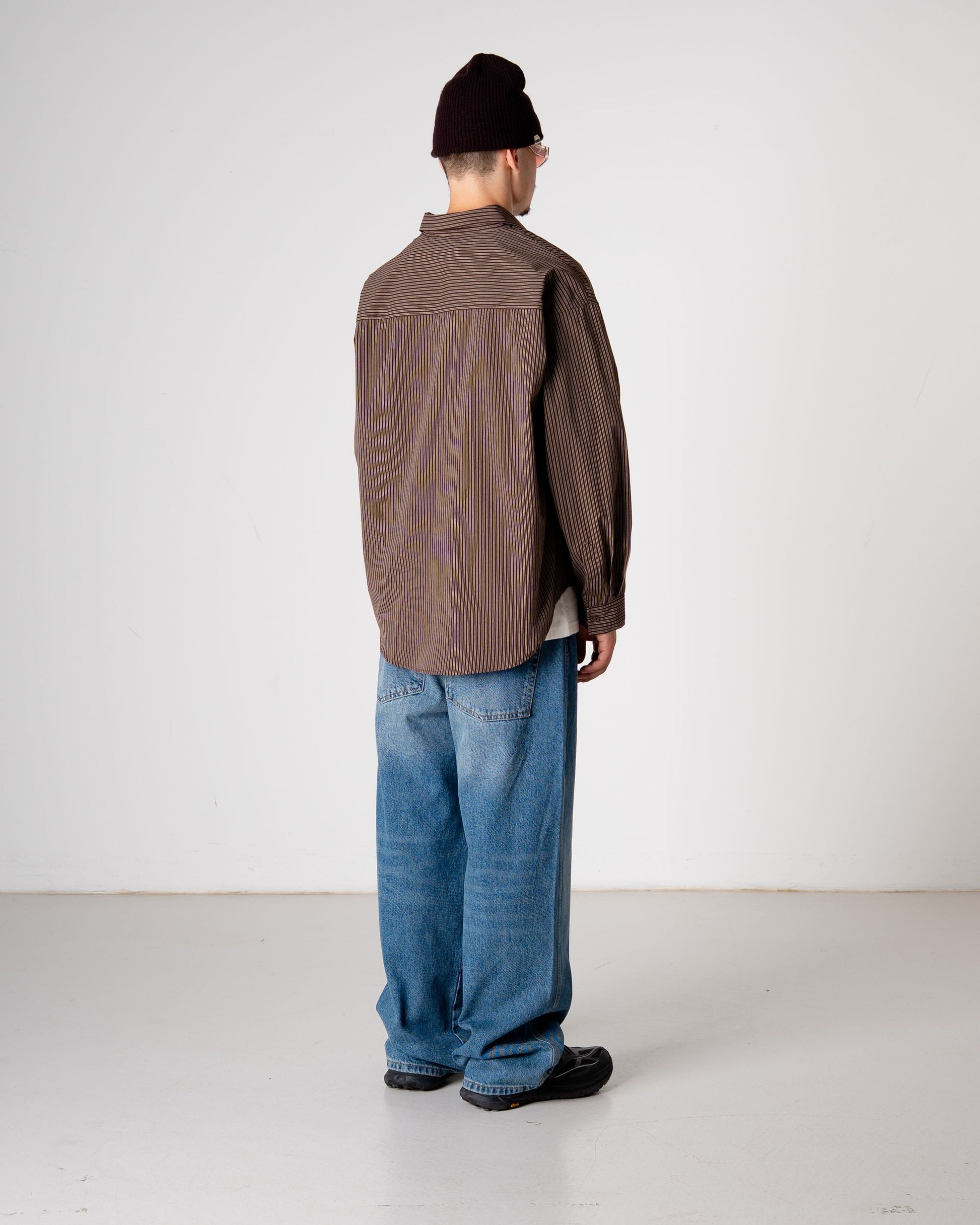 Jong Stripe shirt - Brown
