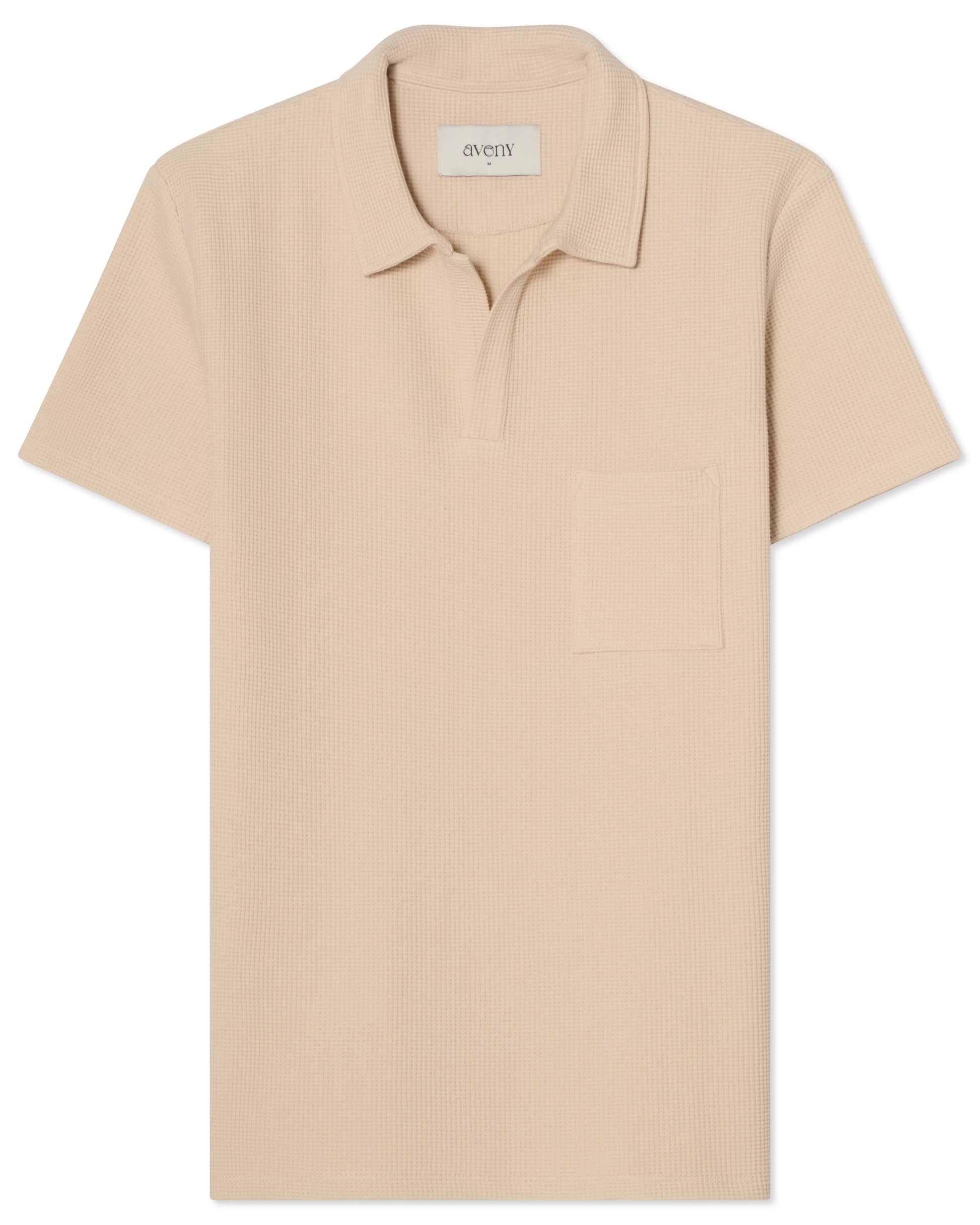 Melrose Polo Waffle - CREME